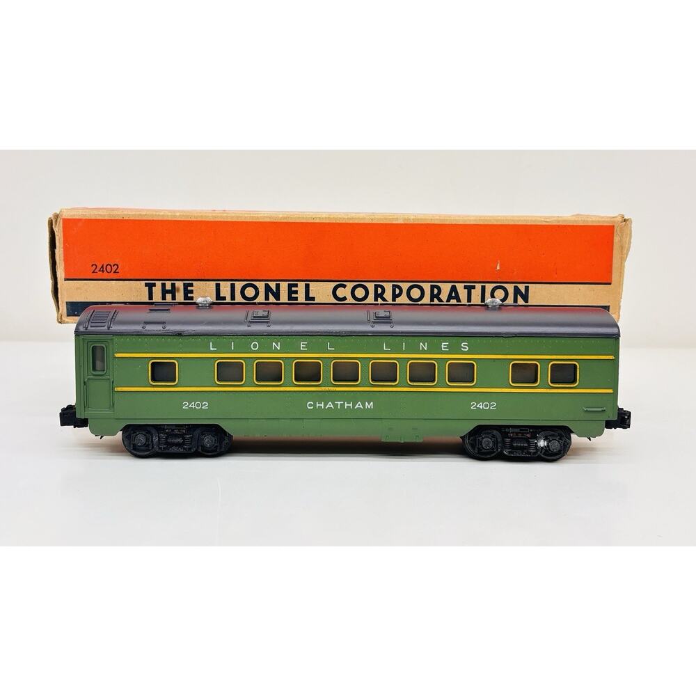 Lionel Postwar Chatham 2402 Pullman Passenger Car w/ Box & Liner